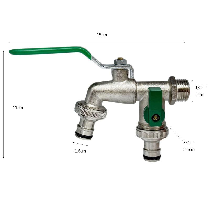 Gardening Tools Water - 1Pcs Zinc Alloy Water Faucet 1/2''