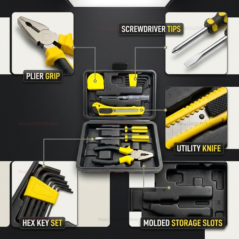 Gardening Tools Kit For Home Garden - 12Pcs Tool Kit with Storage Case,