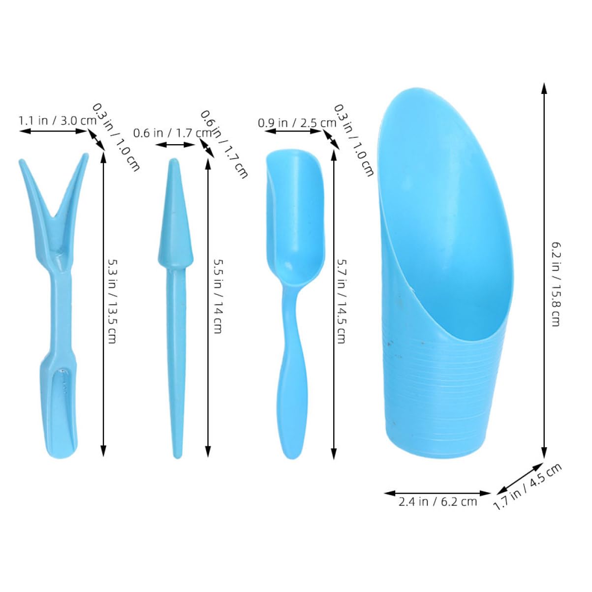 4pcs/set, Plastic Durable Buck - đánh giá và giá Gardening Tools Bundle