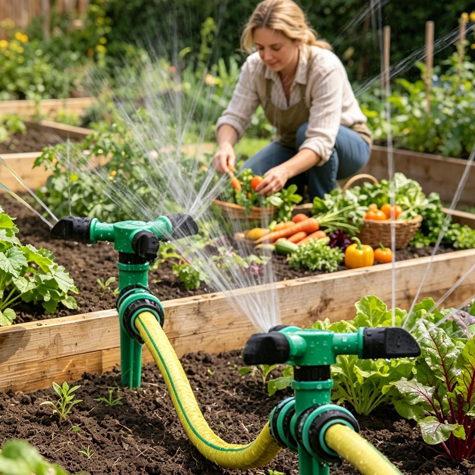 Automatic Rotating Water Sprin - đánh giá và giá Gardening Tools Plastic