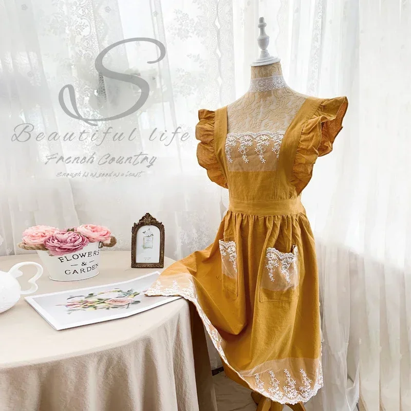 Female Women Apron Cotton Line - đánh giá và giá Gardening Tools Women