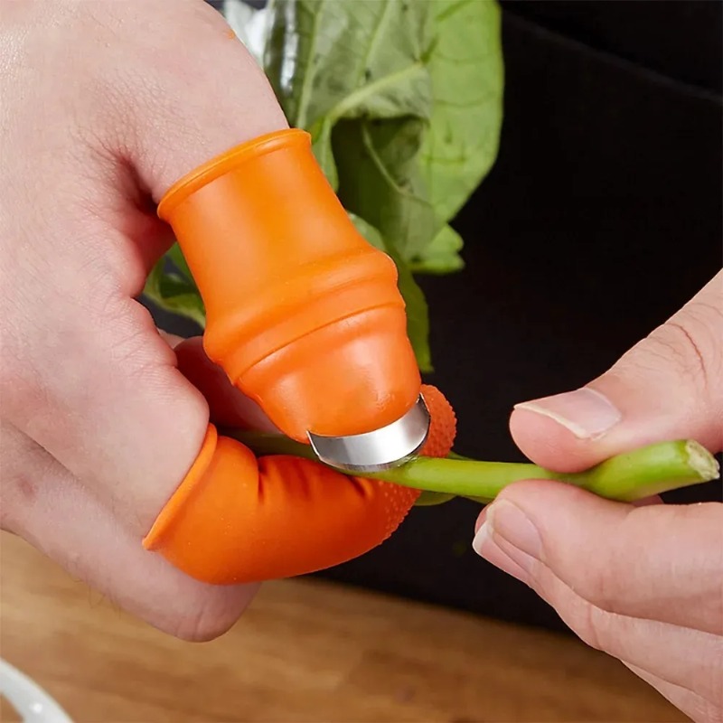 6pcs Finger Protector Silicone - đánh giá và giá Harvest Knife Garden