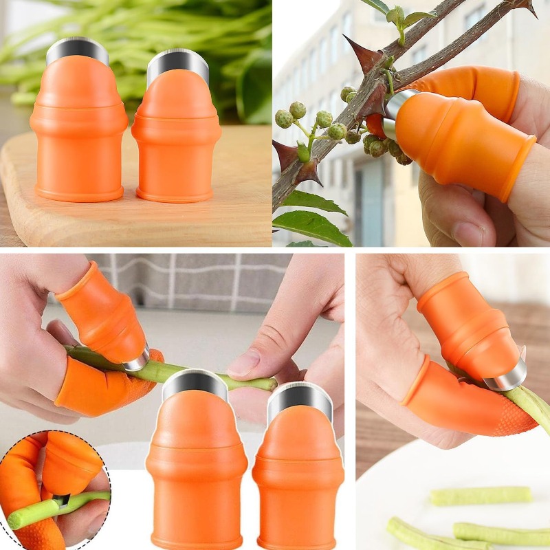 6pcs Finger Protector Silicone - đánh giá và giá Harvest Knife Garden