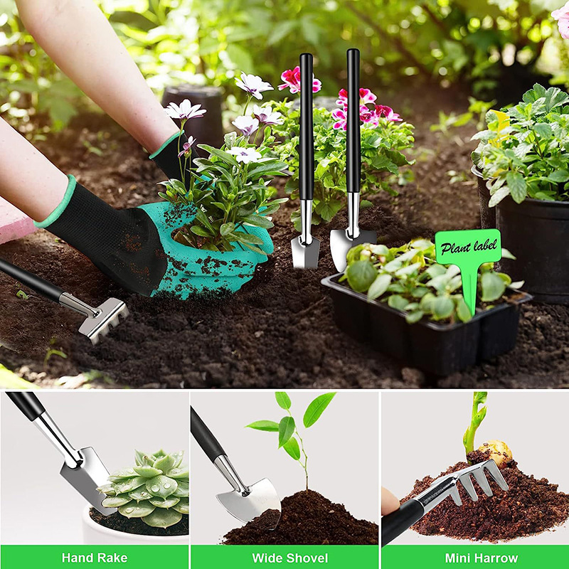 Multifunctional 24-Piece Ergon - đánh giá và giá Gardening Tools For Digging