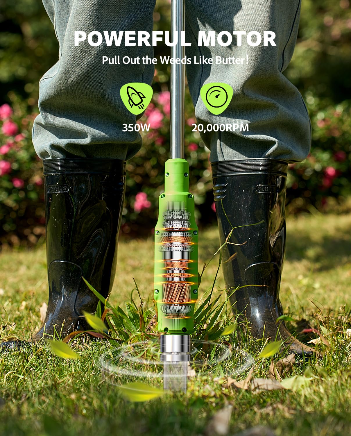 TaskStar Electric Weed Puller  - đánh giá và giá Weed Puller