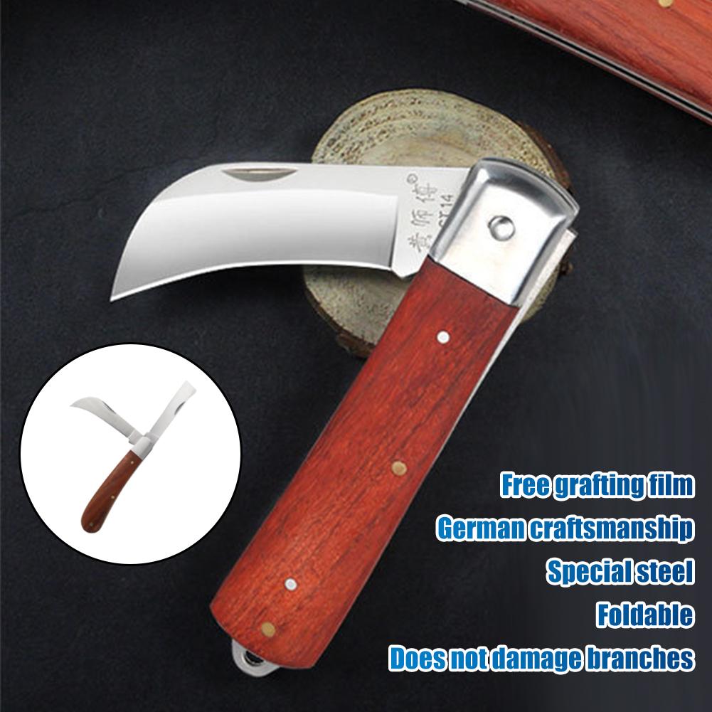 Folding Grafting Knife With Wo - đánh giá và giá Harvest Knife Garden