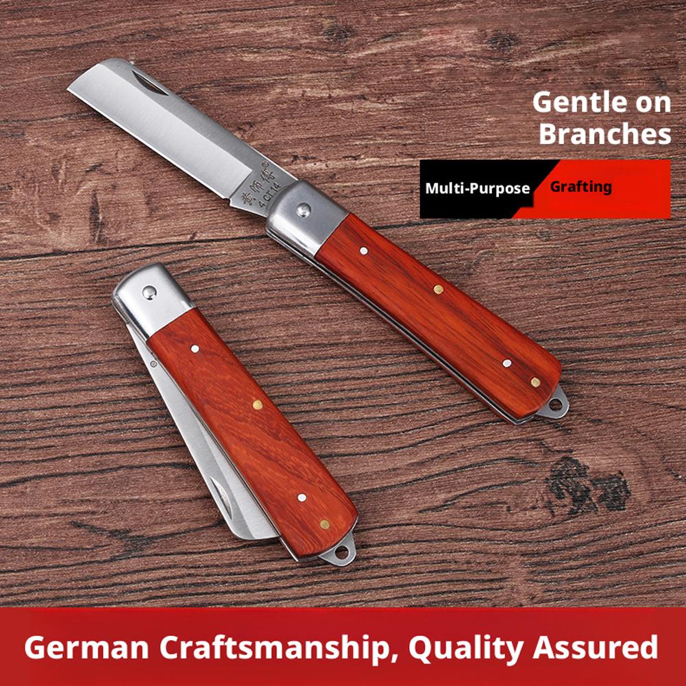 Folding Grafting Knife With Wo - đánh giá và giá Harvest Knife Garden