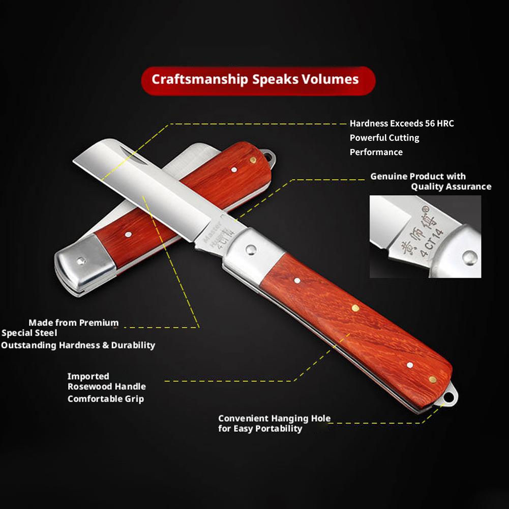 Folding Grafting Knife With Wo - đánh giá và giá Harvest Knife Garden