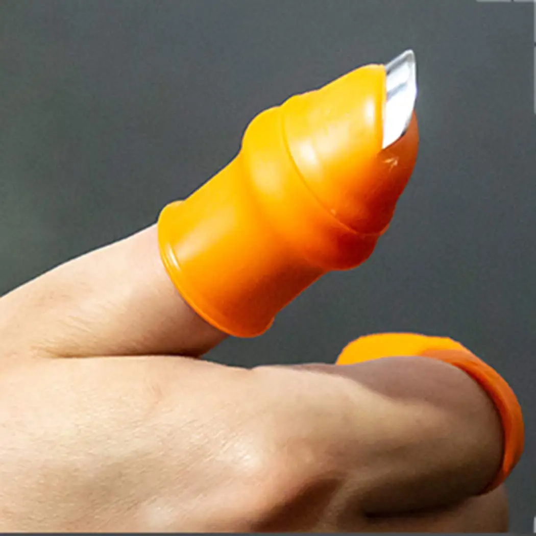 Ngón Tay Bảo Vệ Silicone Ngón  - đánh giá và giá Harvest Knife Garden