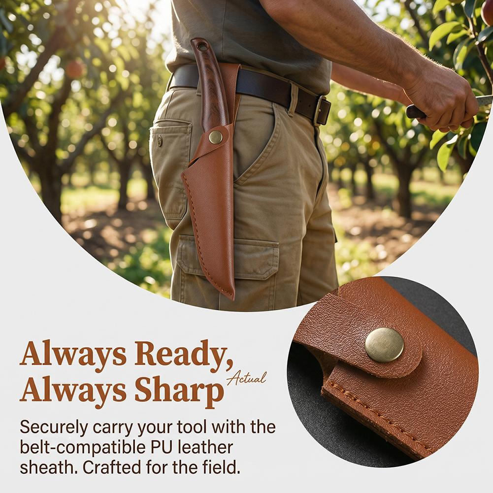 Wooden Handle Grafting Knife w - đánh giá và giá Harvest Knife Garden