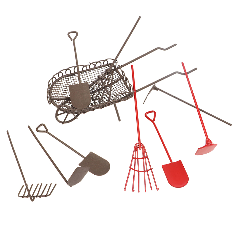1/12 Dollhouse Simulation Gard - đánh giá và giá Gardening Tools Bundle