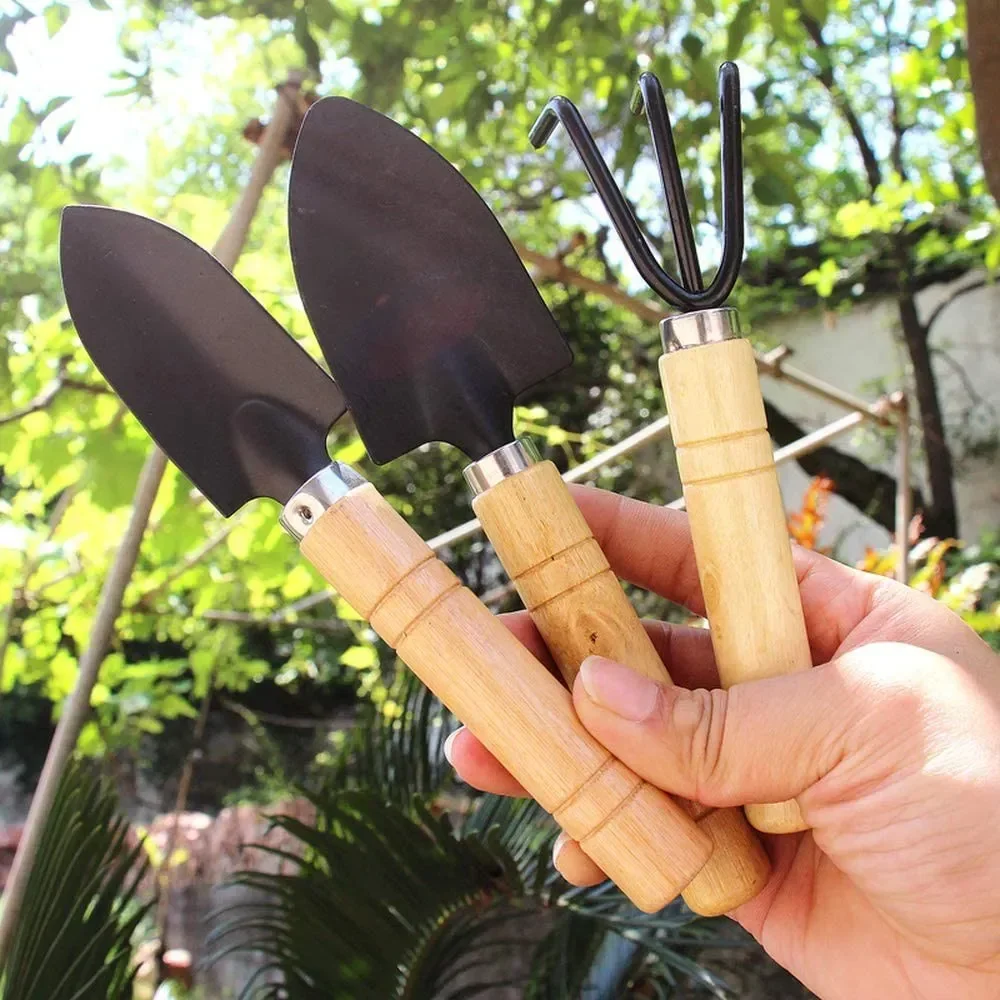 3Pcs/Set Mini Garden Tool Set  - đánh giá và giá Gardening Tools For Digging