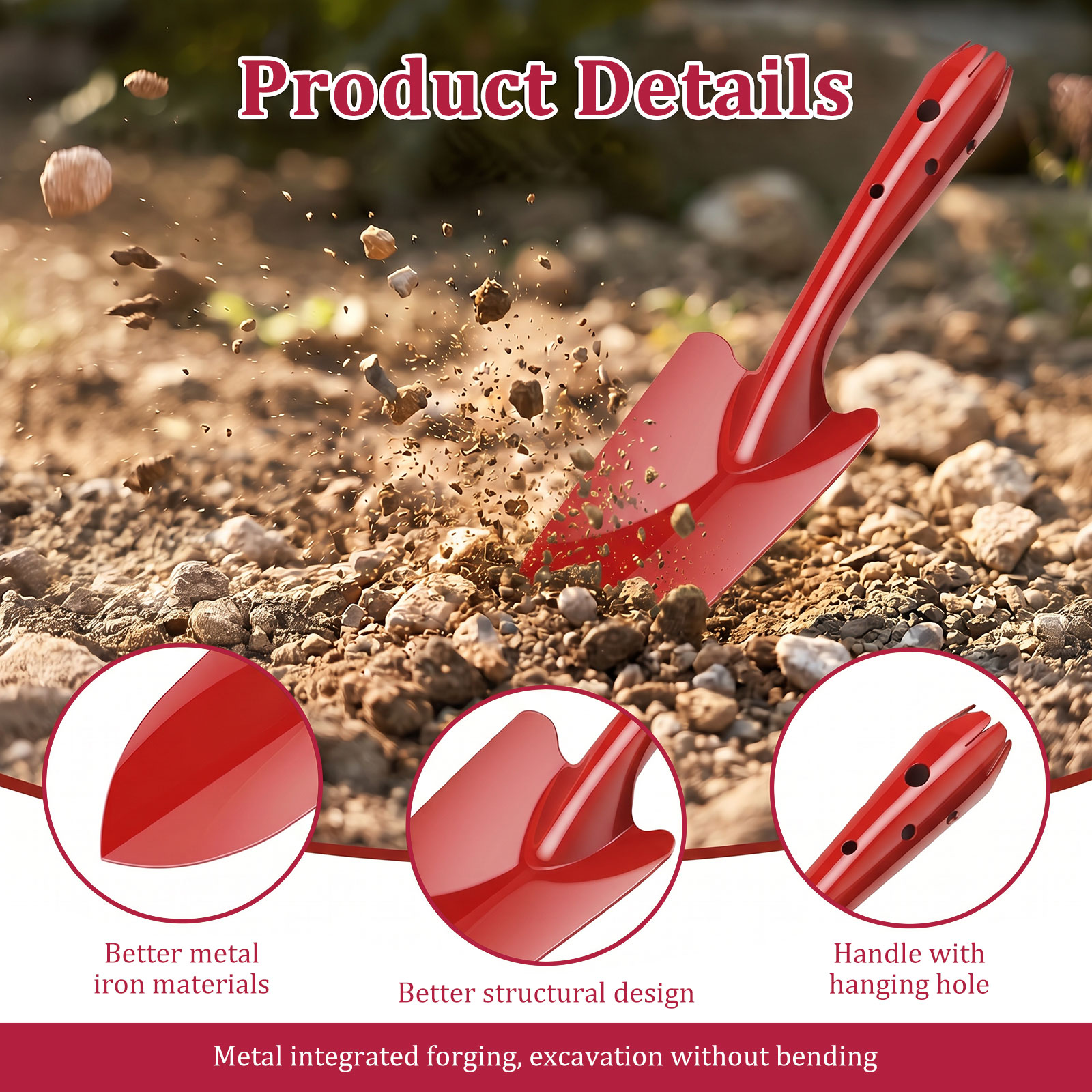 Garden Trowel Rust Resistant M - đánh giá và giá Gardening Tools For Digging