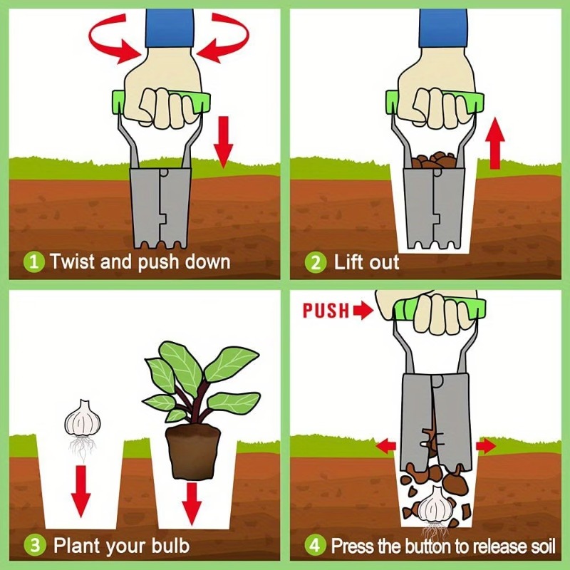 1-5PCS Handle Seedling Transpl - đánh giá và giá Gardening Tools For Digging