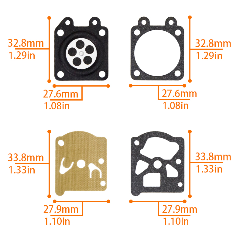 Chainsaw Carburetor Diaphragms - đánh giá và giá Gardening Tools Bundle