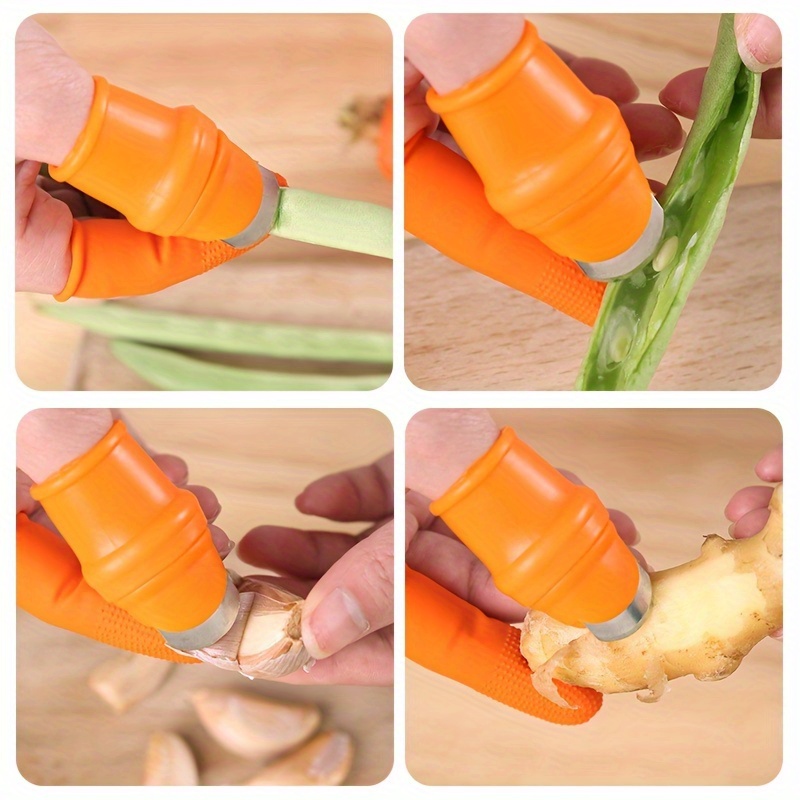 6pcs Garden Silicone Thumb Kni - đánh giá và giá Harvest Knife Garden